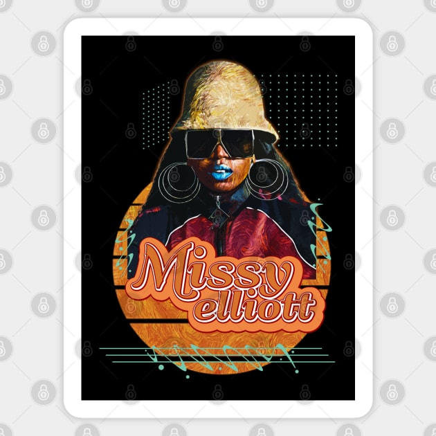 Missy elliott \\ Retro Art Magnet by Nana On Here